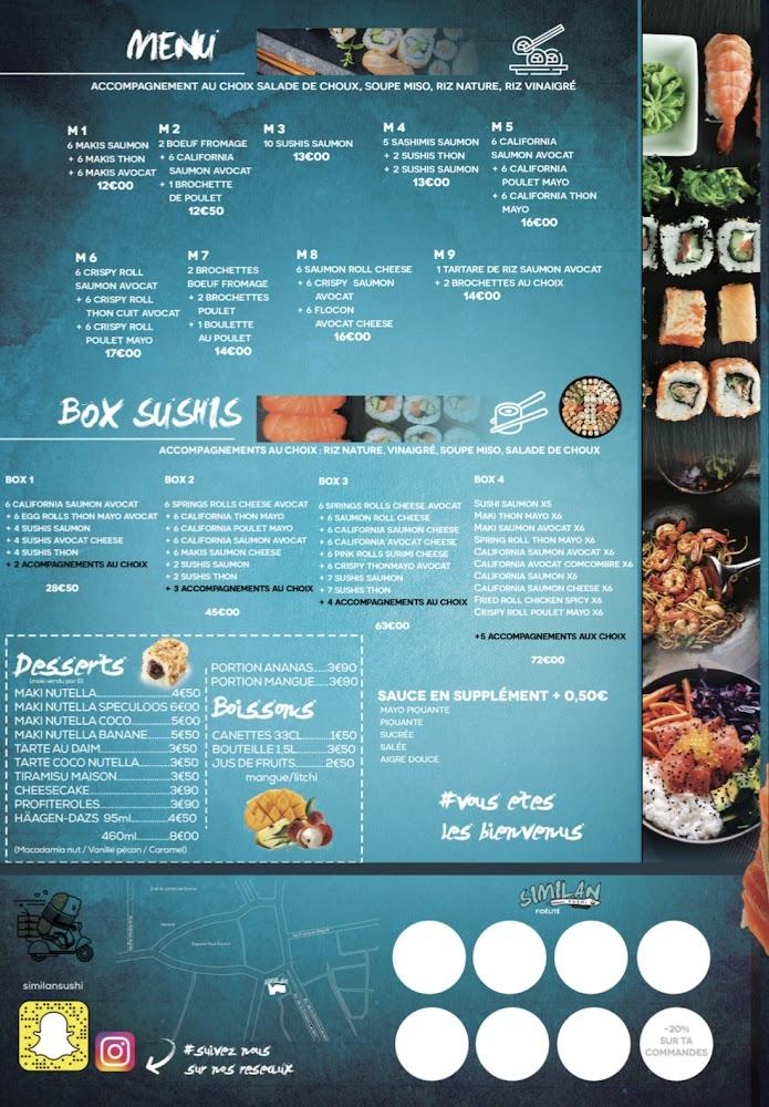 Similan sushi - Menu Image 1